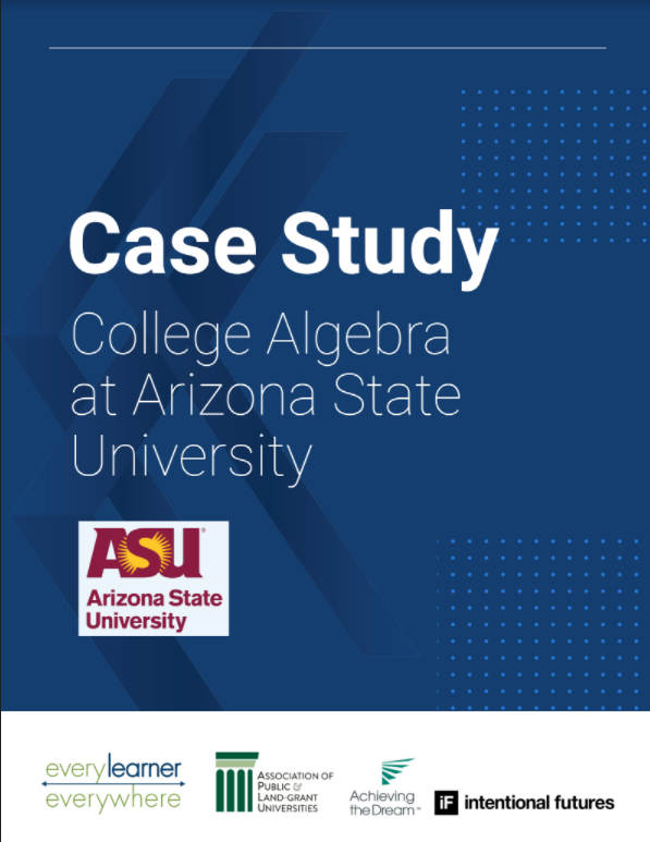 case study college algebra cover