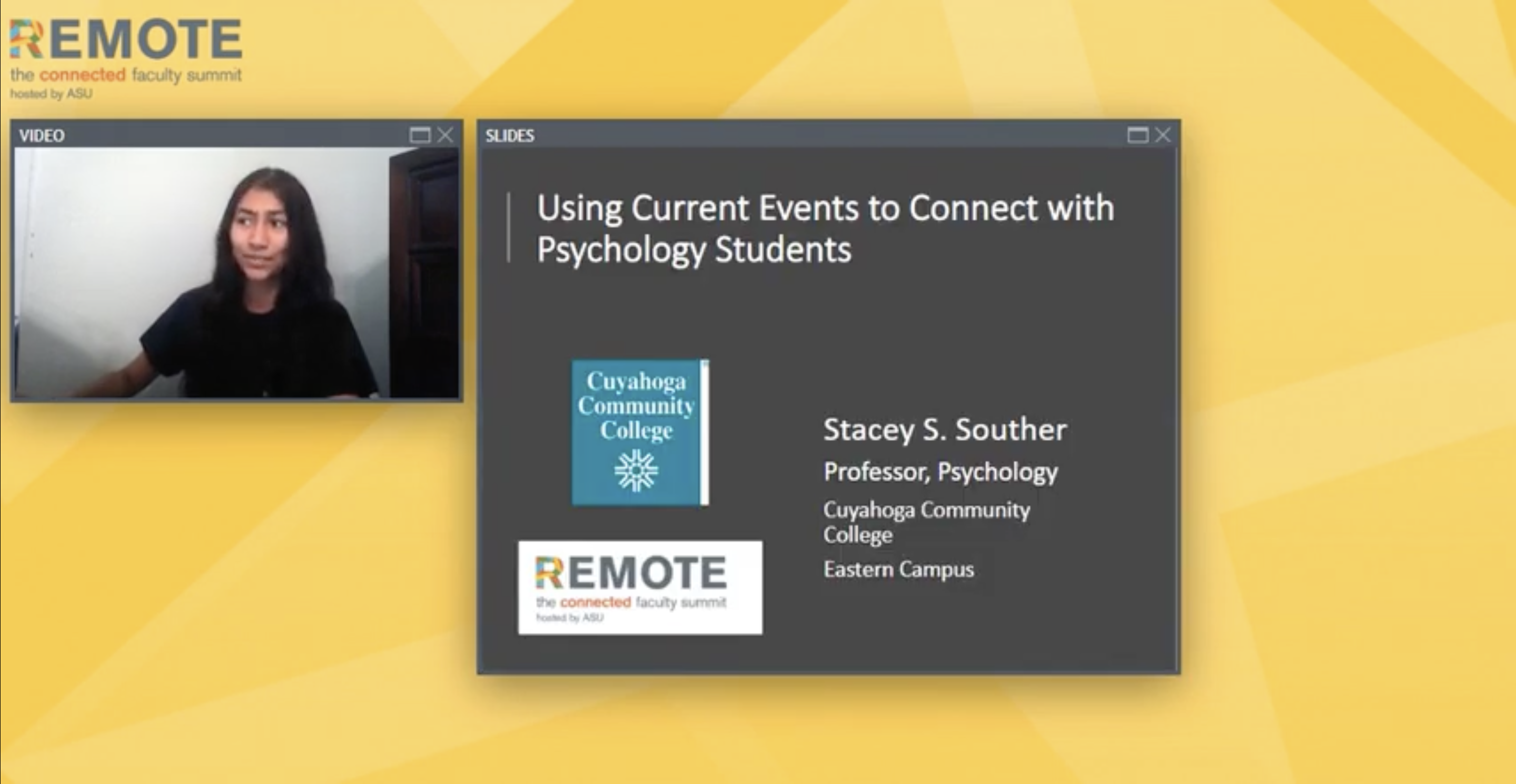 ASU Remote 2020 Using Current Events to Connect with Psychology Students thumbnail