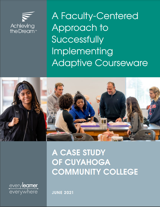 A Faculty-Centered Approach to Successfully Implementing Adaptive Courseware Cover