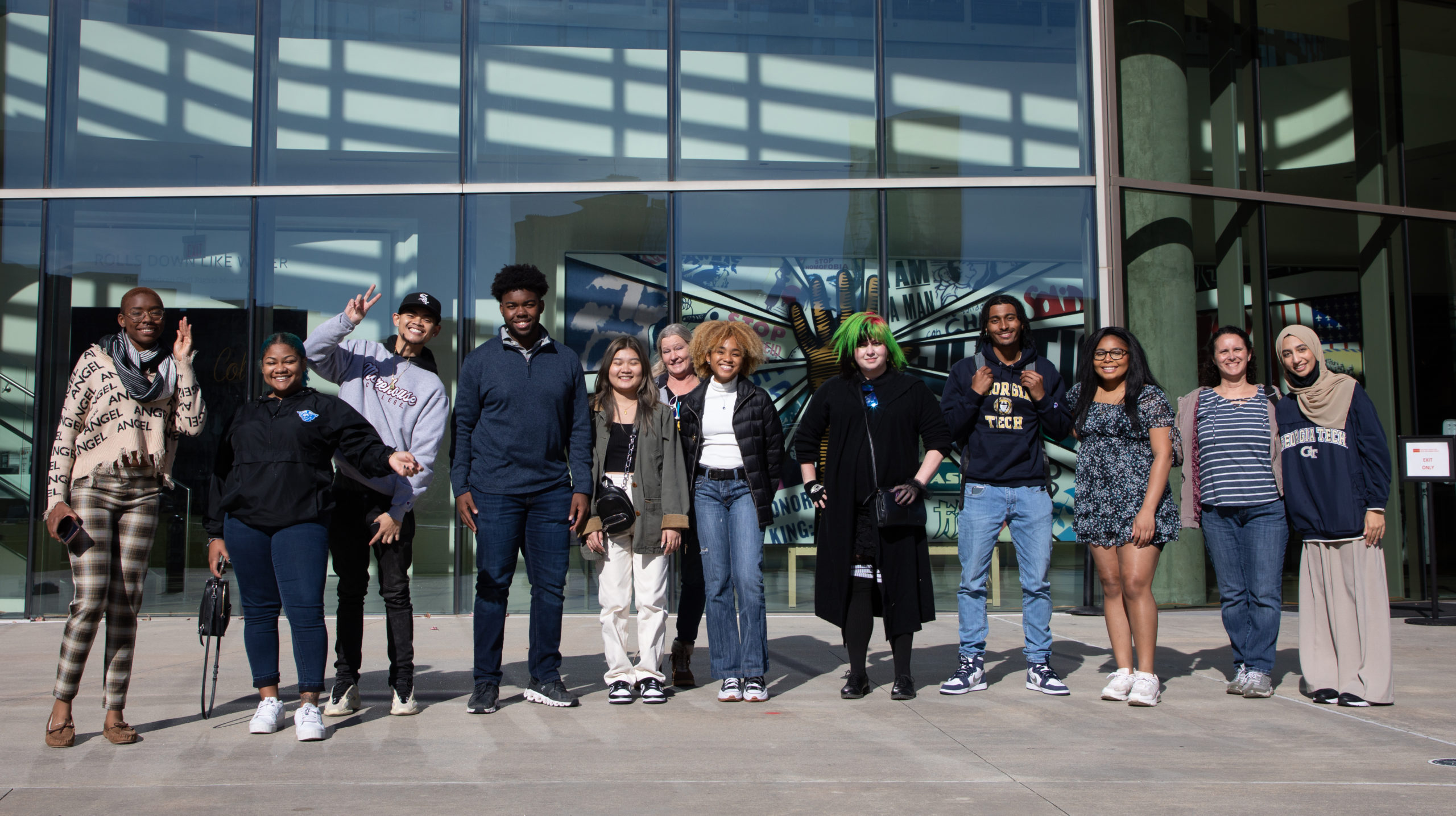 Every Learner Student Fellows at the Civil Rights Museum in Atlanta, GA