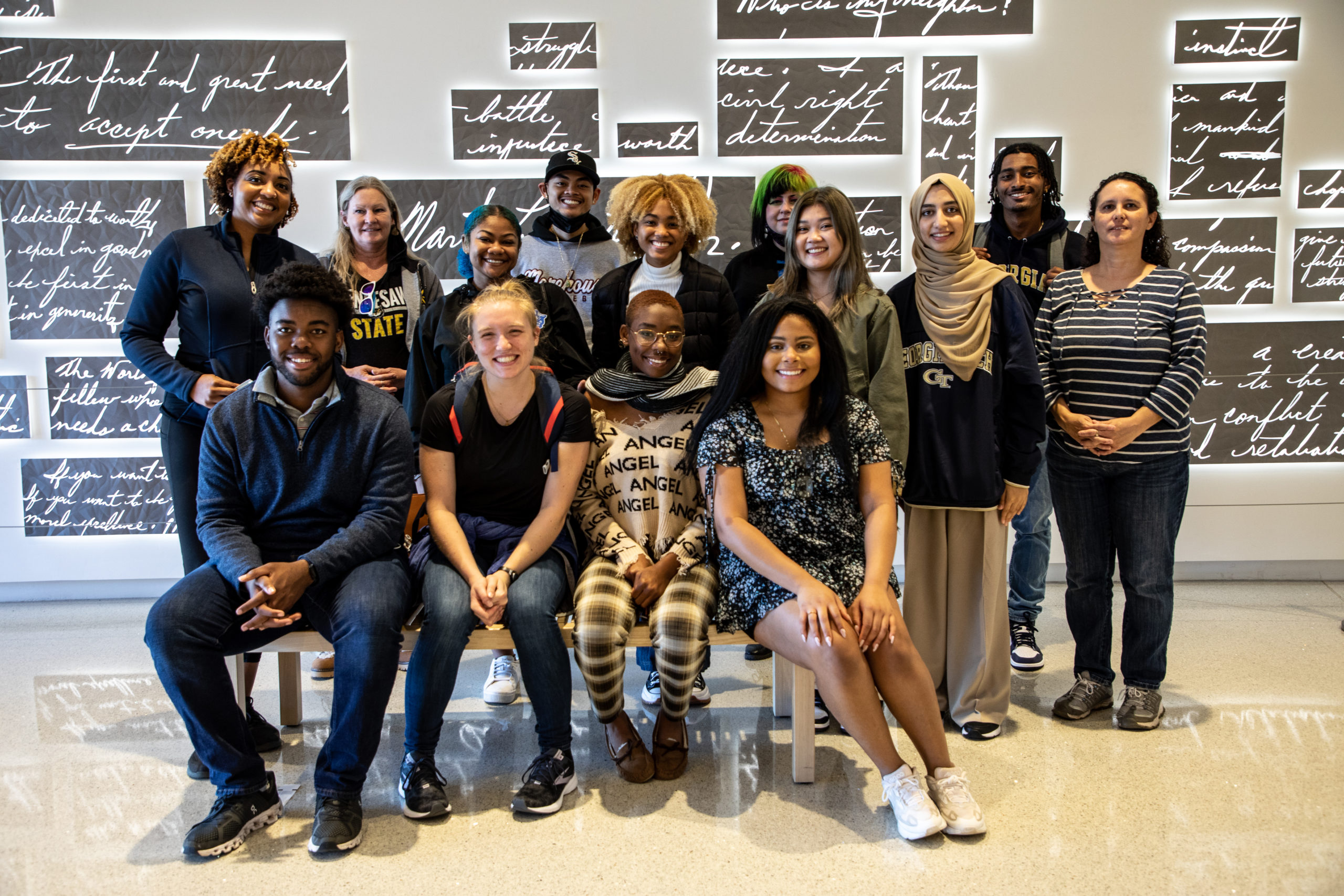 Group of students in the 2021 student fellows cohort. 