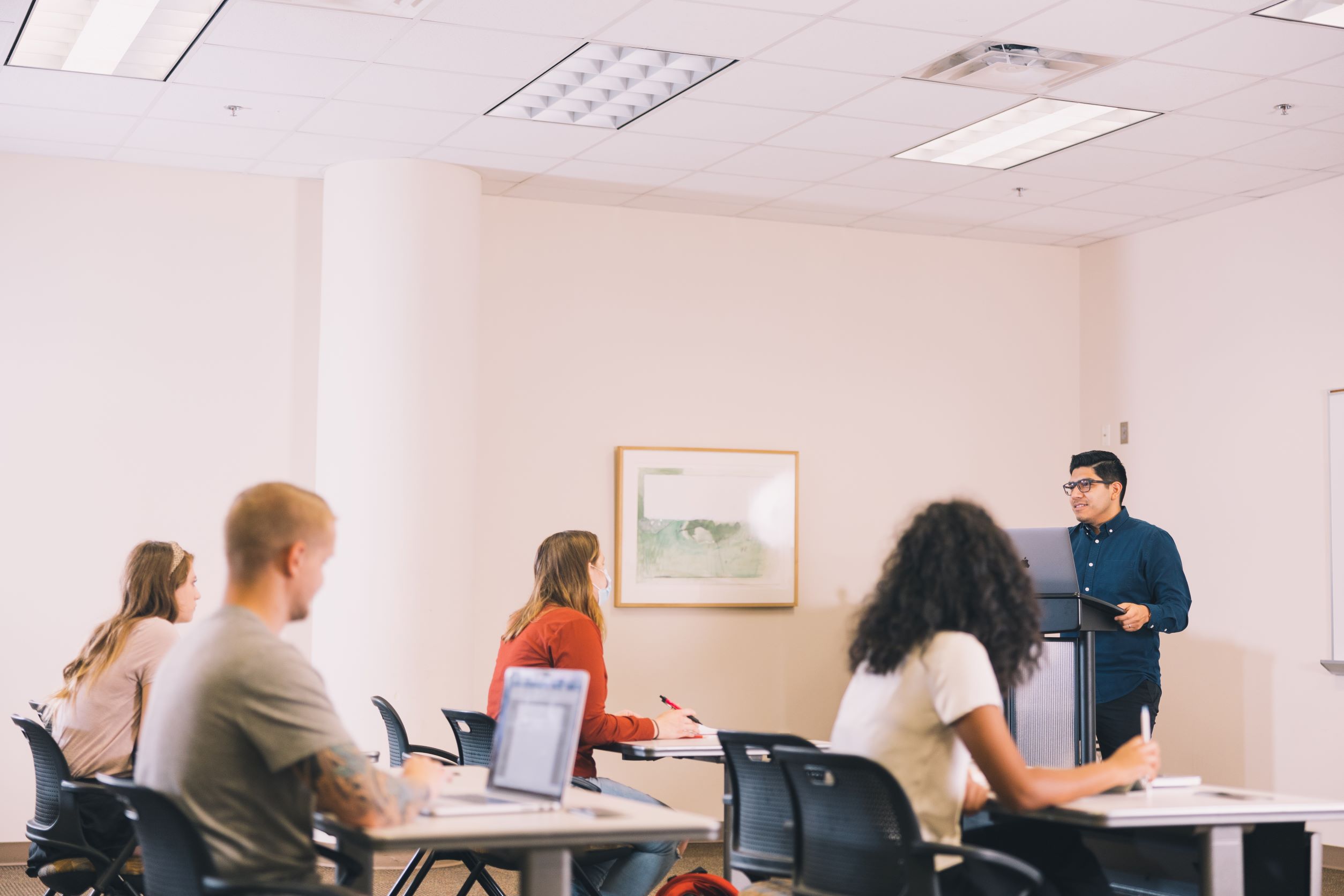 professor teaching with equity in the classroom