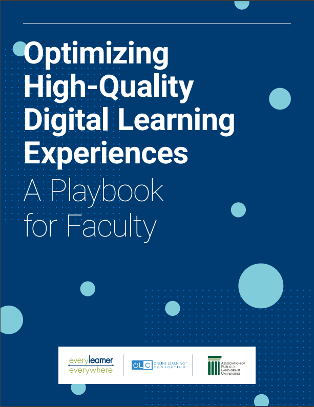 Optimizing High-Quality Digital Learning Experiences Cover