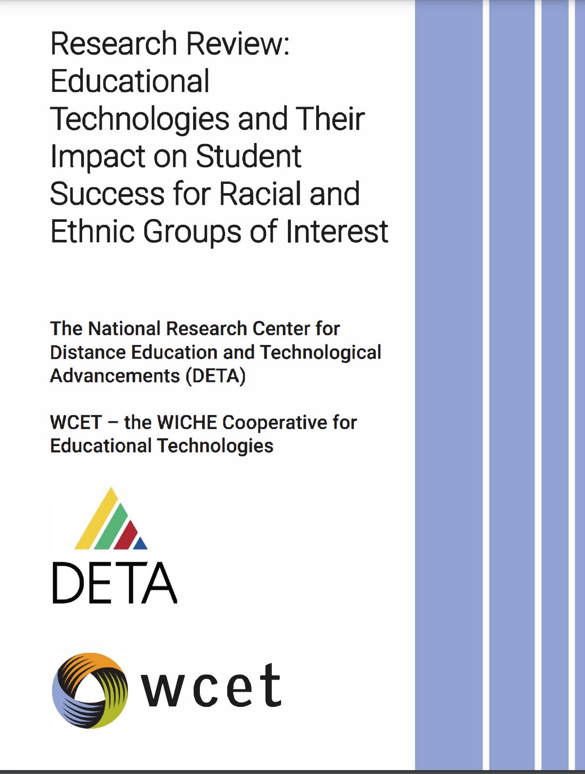 Educational Technologies and Their Impact on Student Success for Racial and Ethnic Groups of Interest Cover