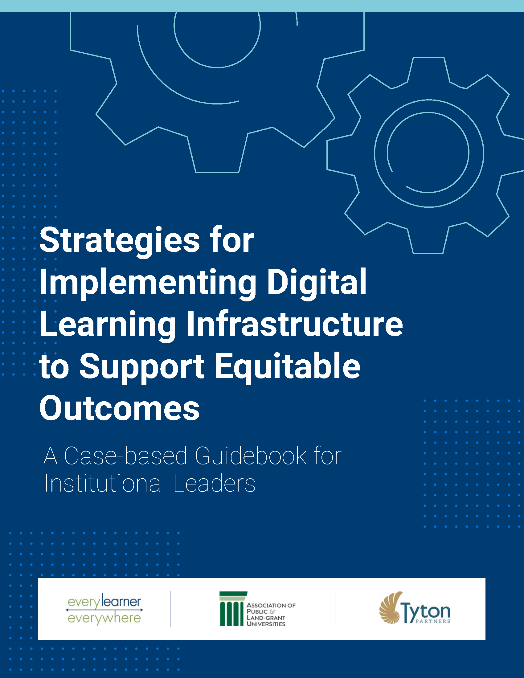 Strategies for Implementing Digital Learning Infrastructure Cover page